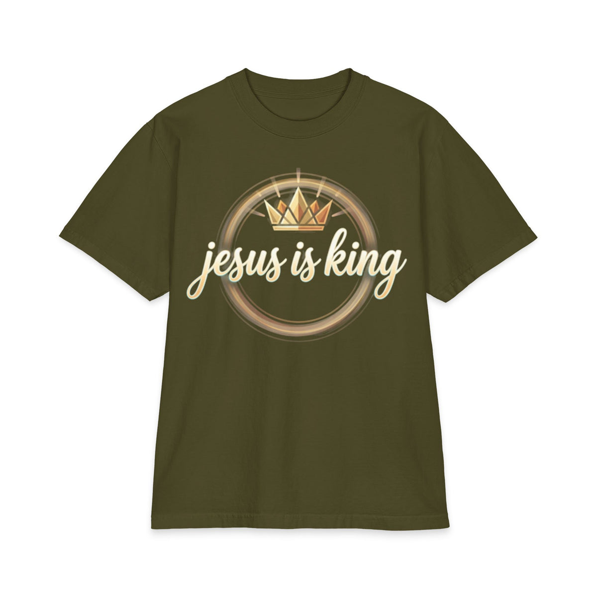 Jesus Is King T-Shirt — Christian Crown Faith Tee