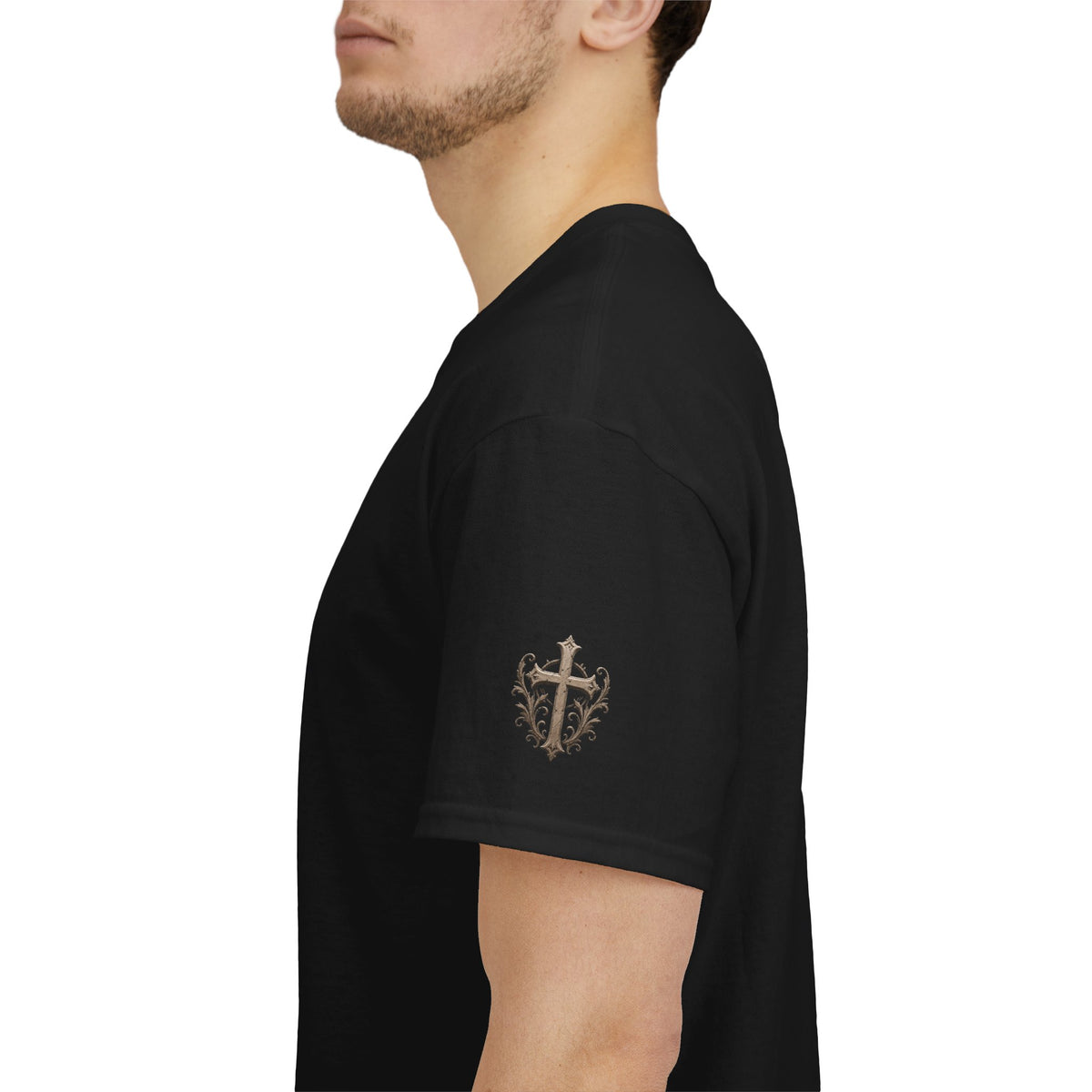 Angel Graphic Tee — "Walk by Faith, Not by Sight" Inspirational T‑Shirt