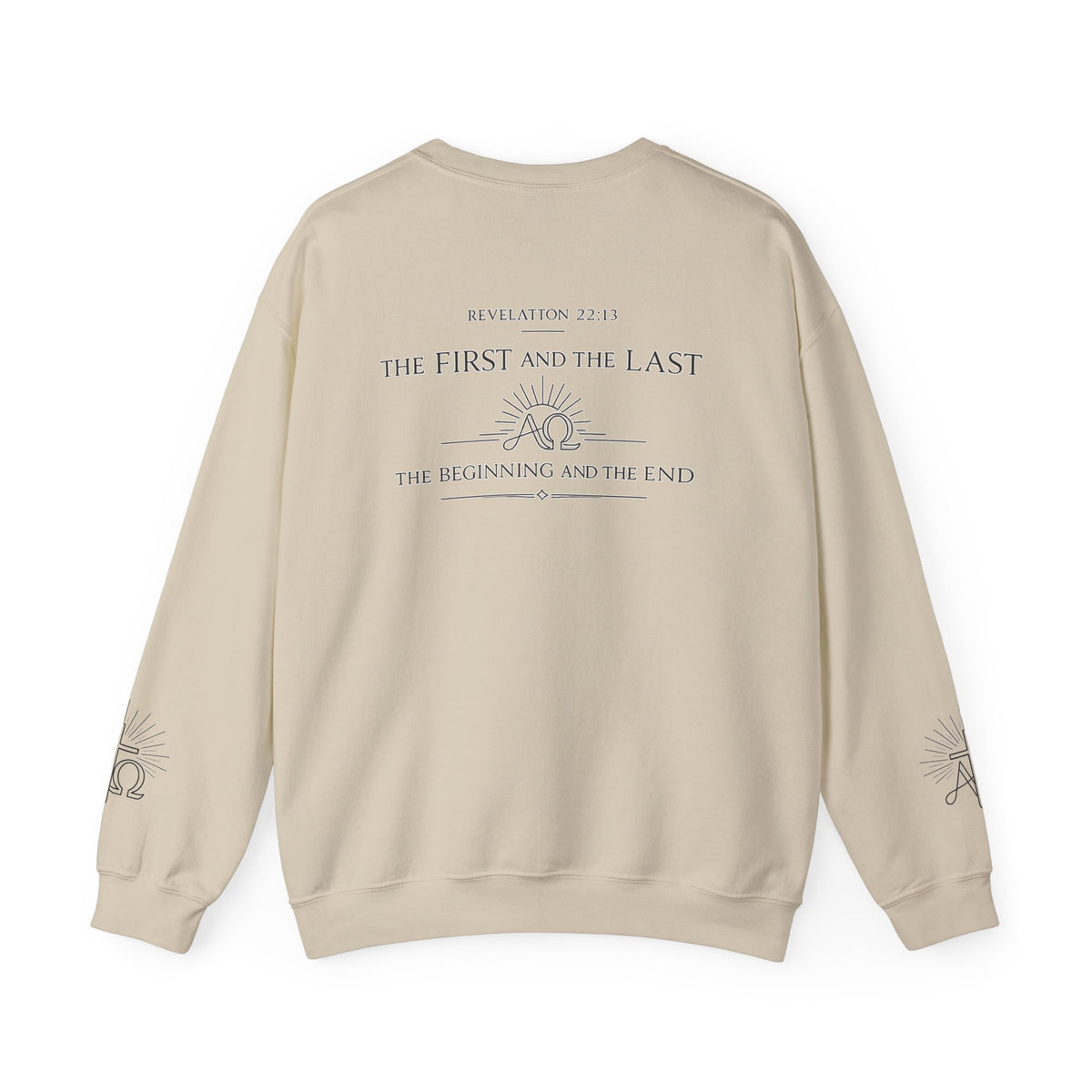 Alpha Omega 'Revelation 22:13' Crewneck Sweatshirt