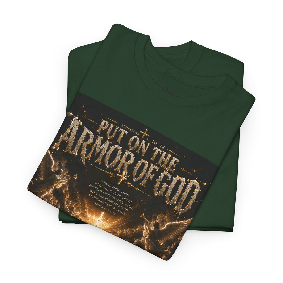 Armor of God T-Shirt — "God Is Not Done With You" Christian Faith Tee