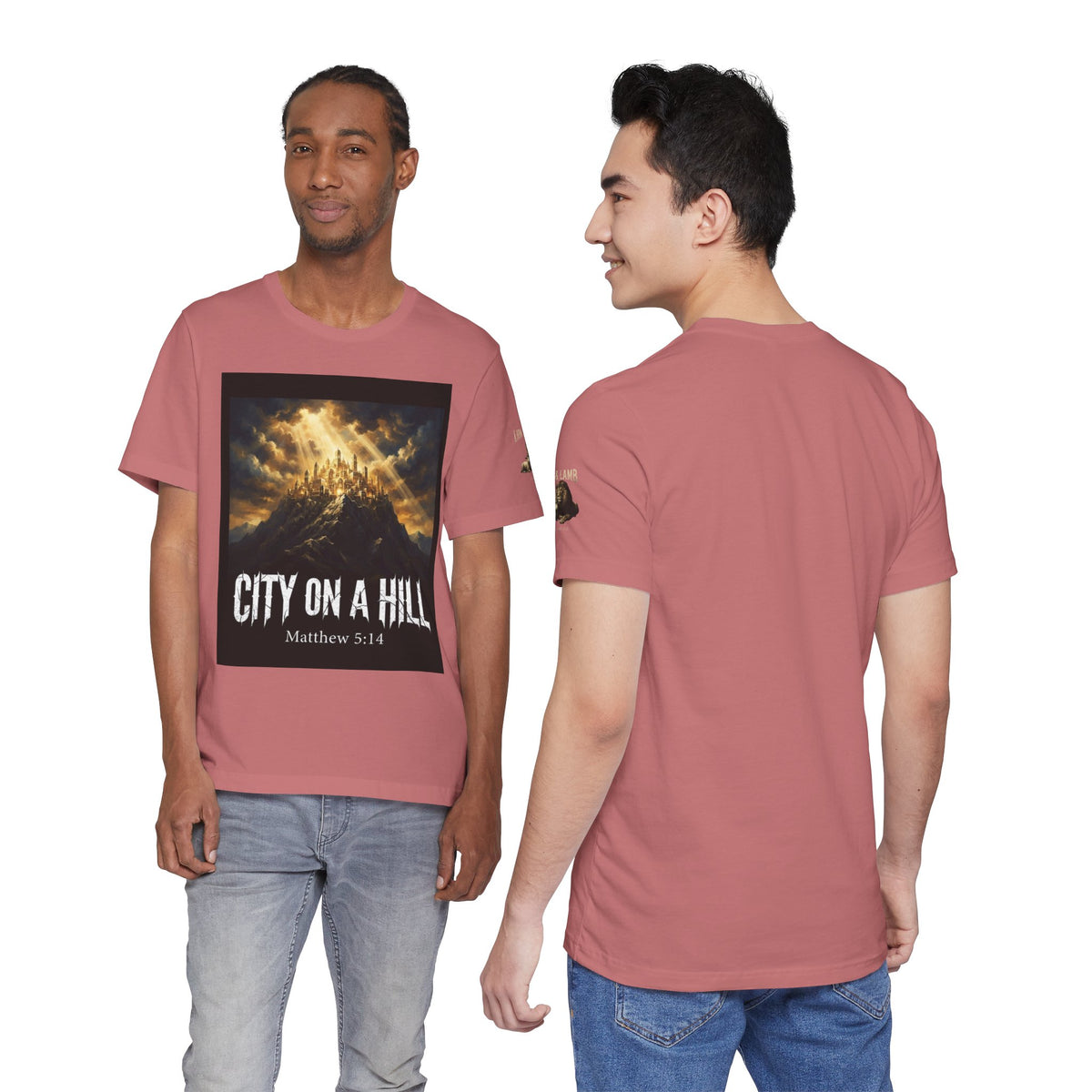 City on a Hill T-Shirt — Matthew 5:14 Christian Faith Tee