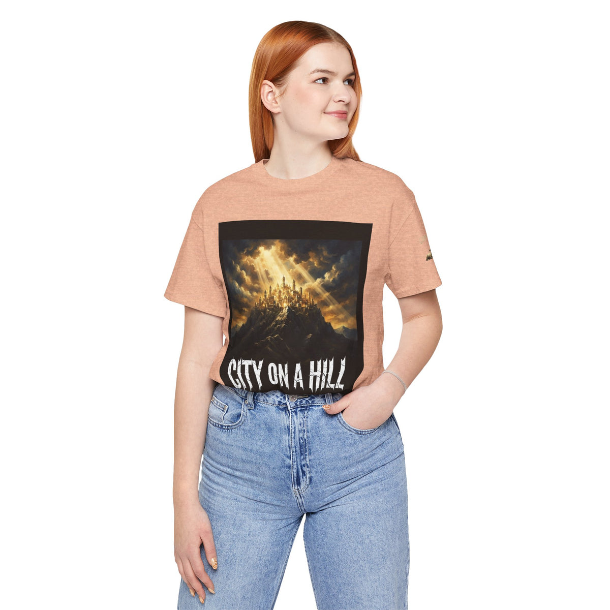 City on a Hill T-Shirt — Matthew 5:14 Christian Faith Tee