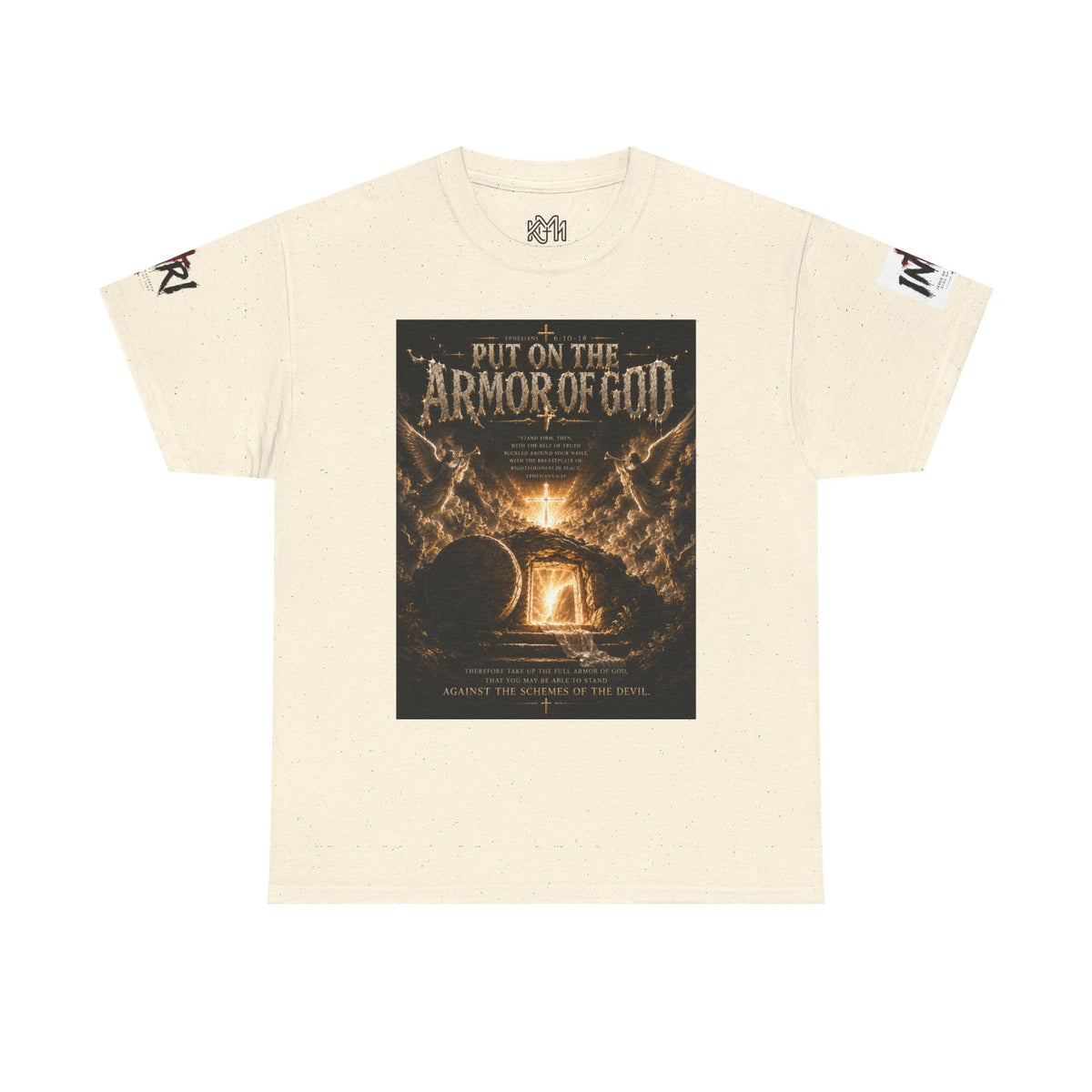 Armor of God T-Shirt — "God Is Not Done With You" Christian Faith Tee
