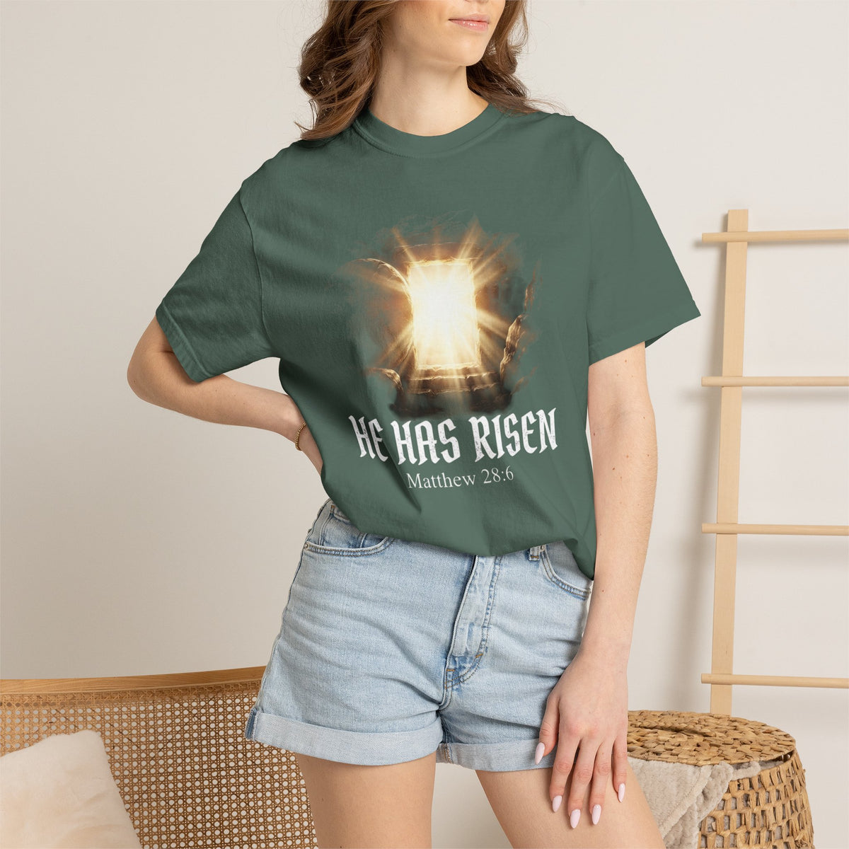 Angel Gateway T-Shirt — Fiery Winged Guardian Graphic Tee