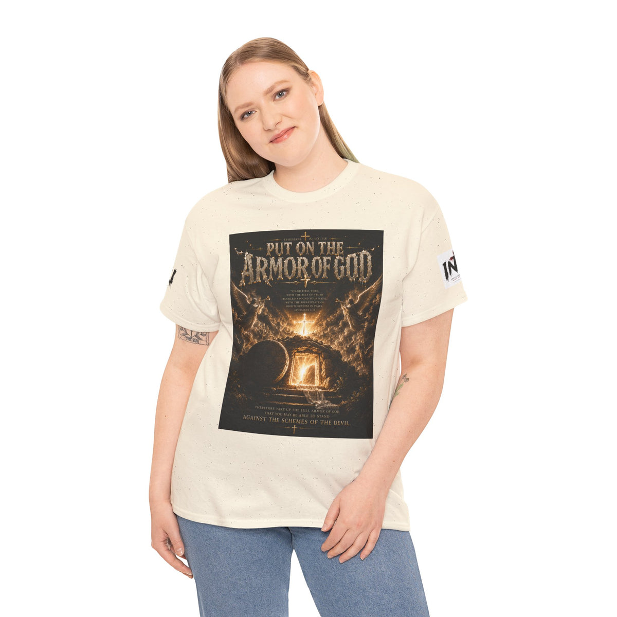 Armor of God T-Shirt — "God Is Not Done With You" Christian Faith Tee