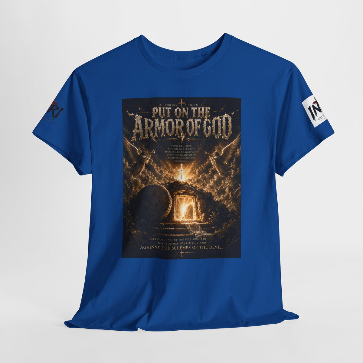 Armor of God T-Shirt — "God Is Not Done With You" Christian Faith Tee