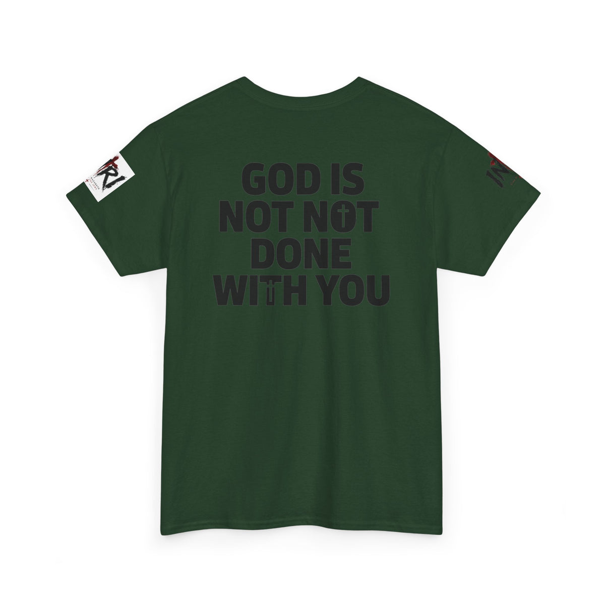 Armor of God T-Shirt — "God Is Not Done With You" Christian Faith Tee