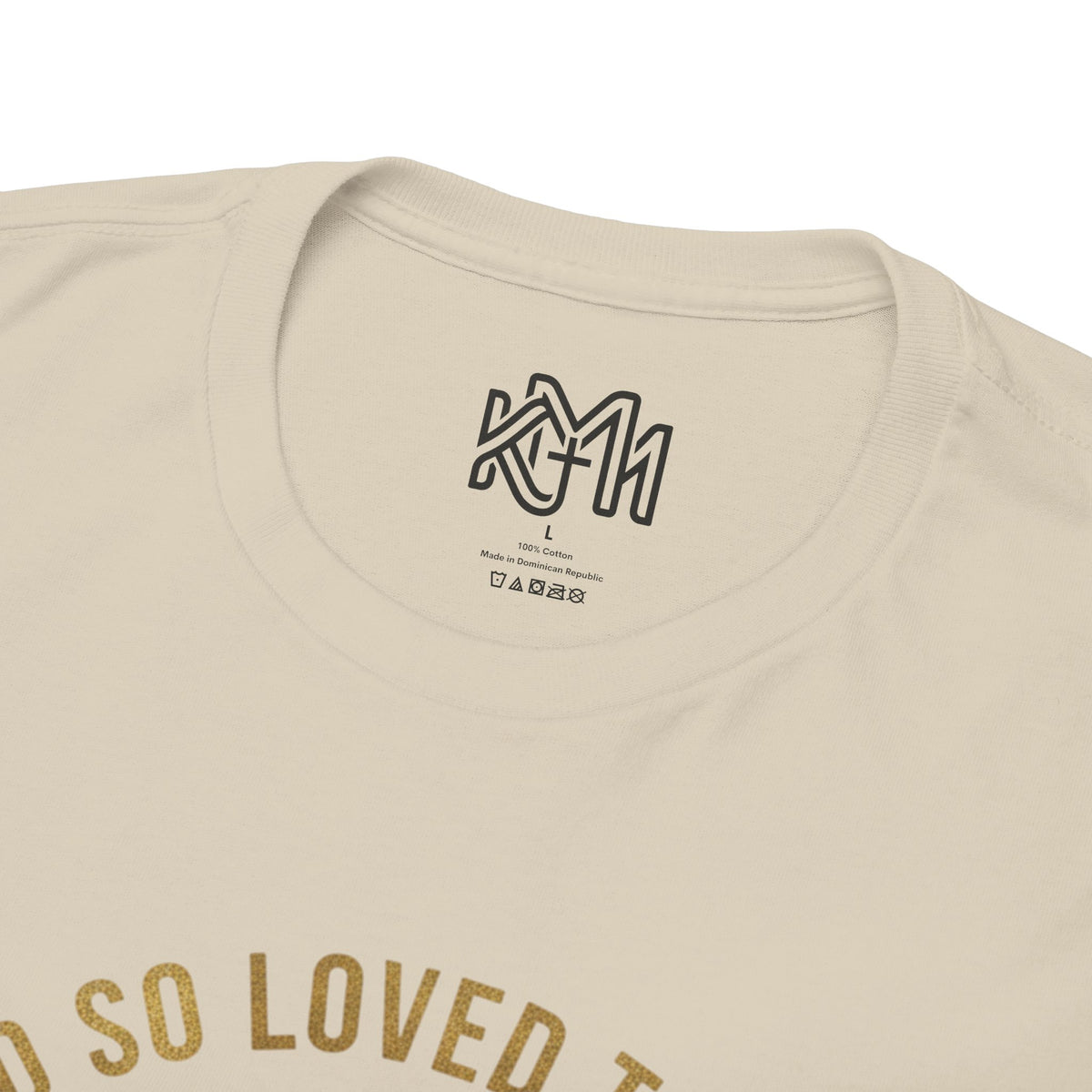 John 3:16 Cross T-Shirt — "For God So Loved the World" Christian Tee