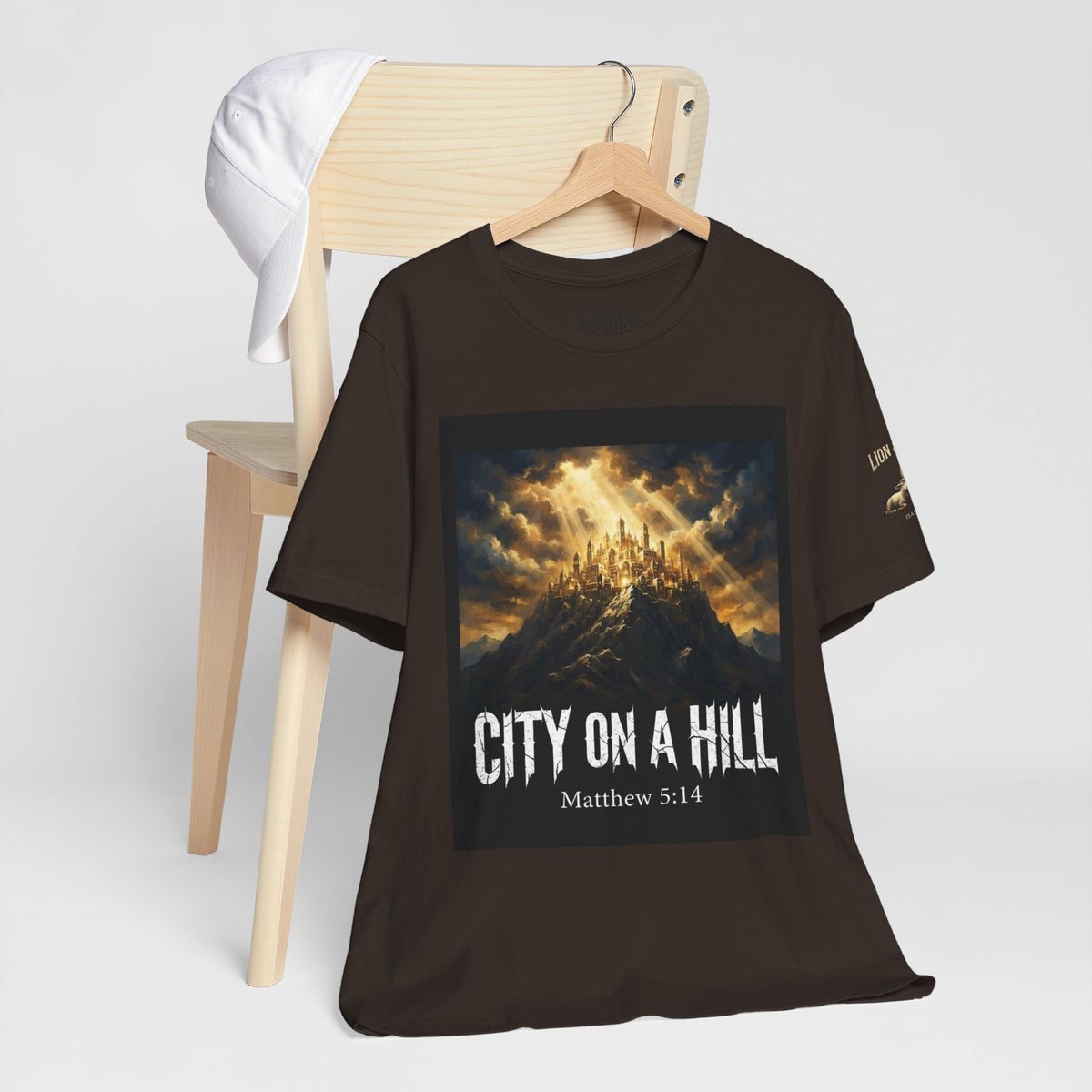 City on a Hill T-Shirt — Matthew 5:14 Christian Faith Tee