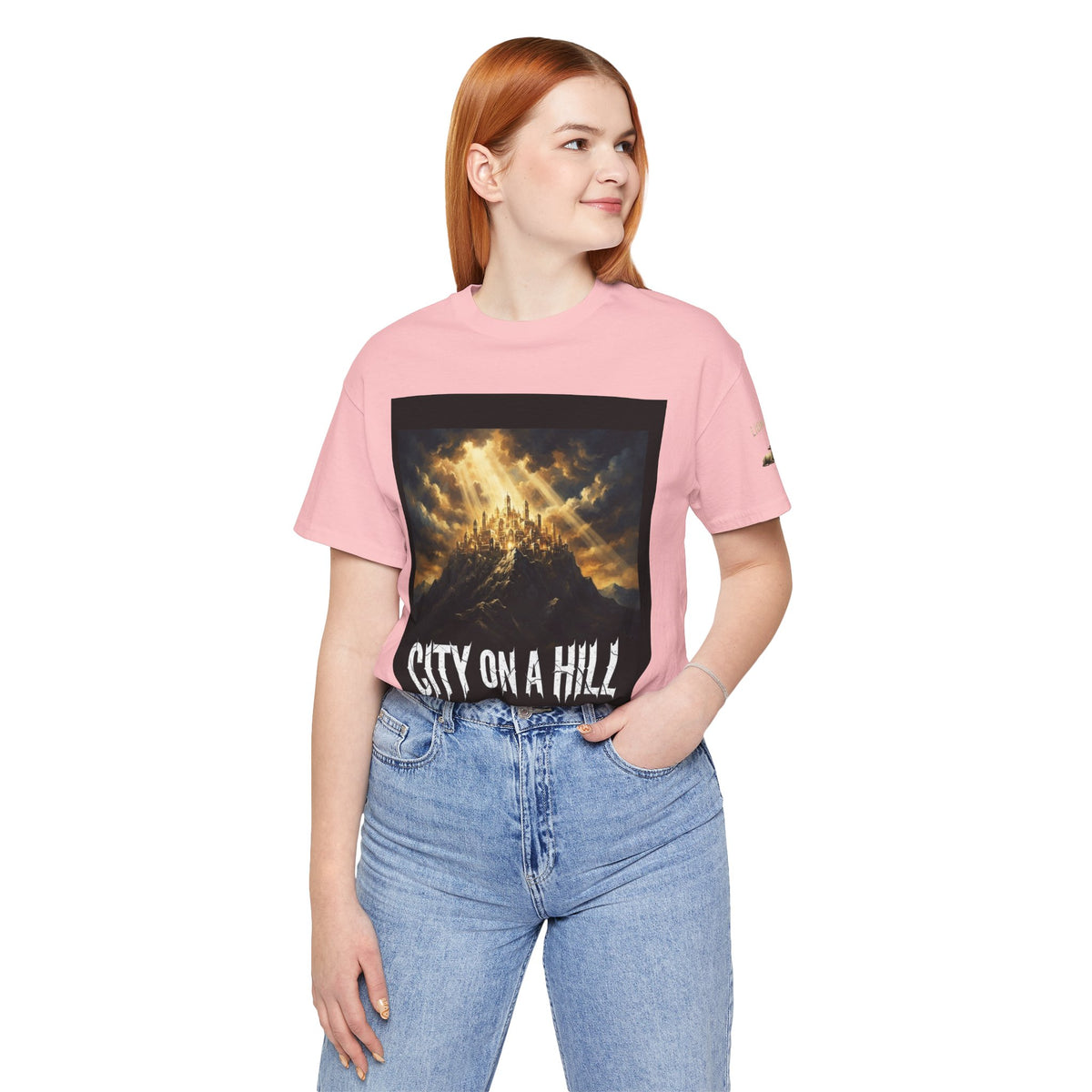 City on a Hill T-Shirt — Matthew 5:14 Christian Faith Tee