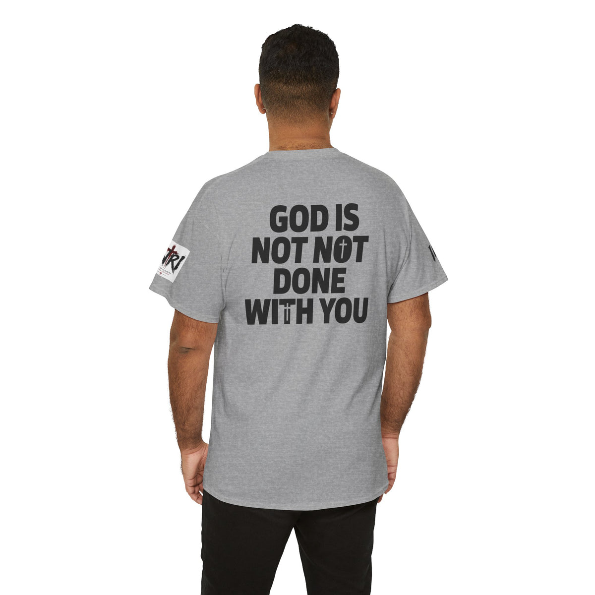 Armor of God T-Shirt — "God Is Not Done With You" Christian Faith Tee
