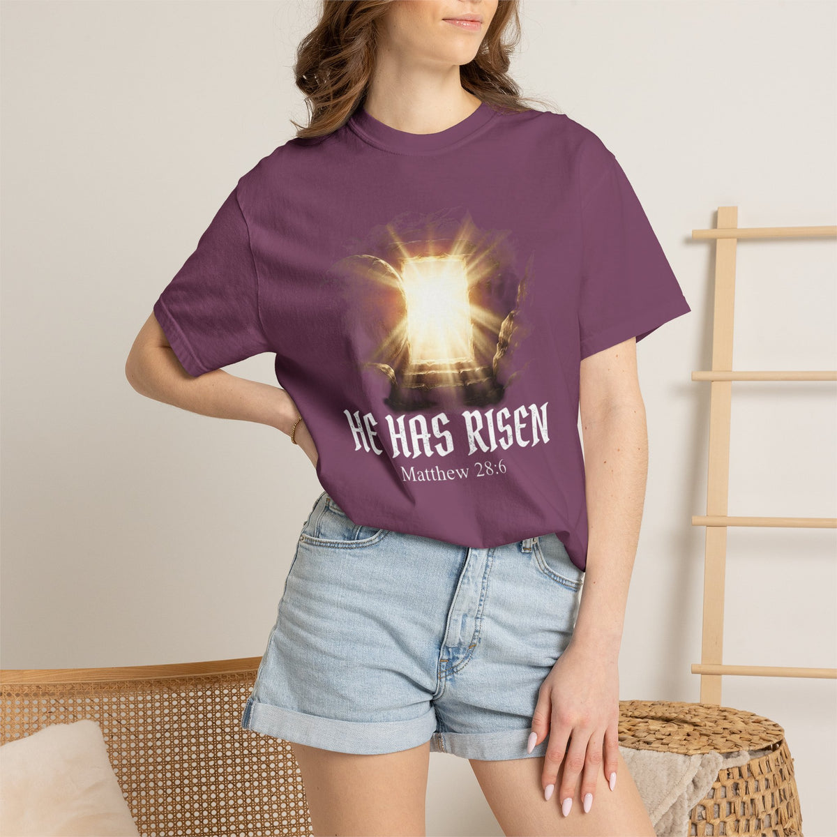Angel Gateway T-Shirt — Fiery Winged Guardian Graphic Tee