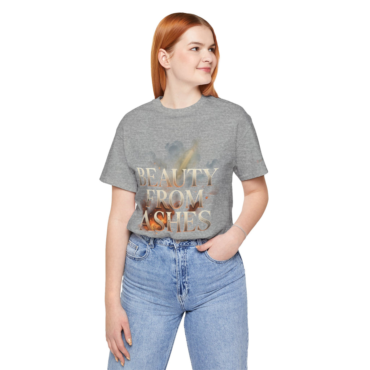 Beauty From Ashes Floral Tee