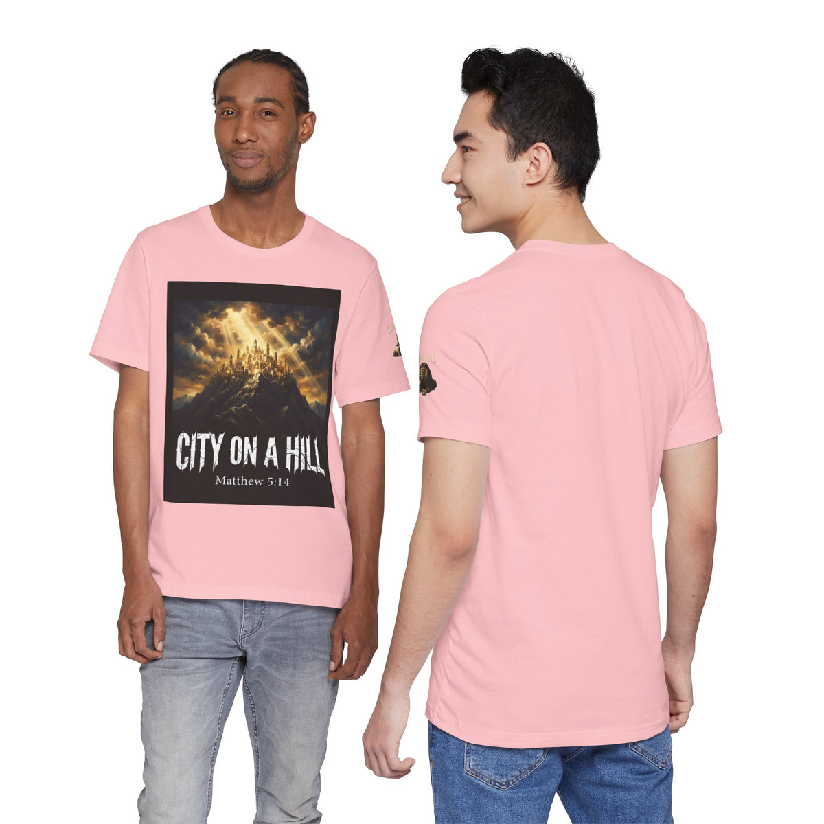 City on a Hill T-Shirt — Matthew 5:14 Christian Faith Tee