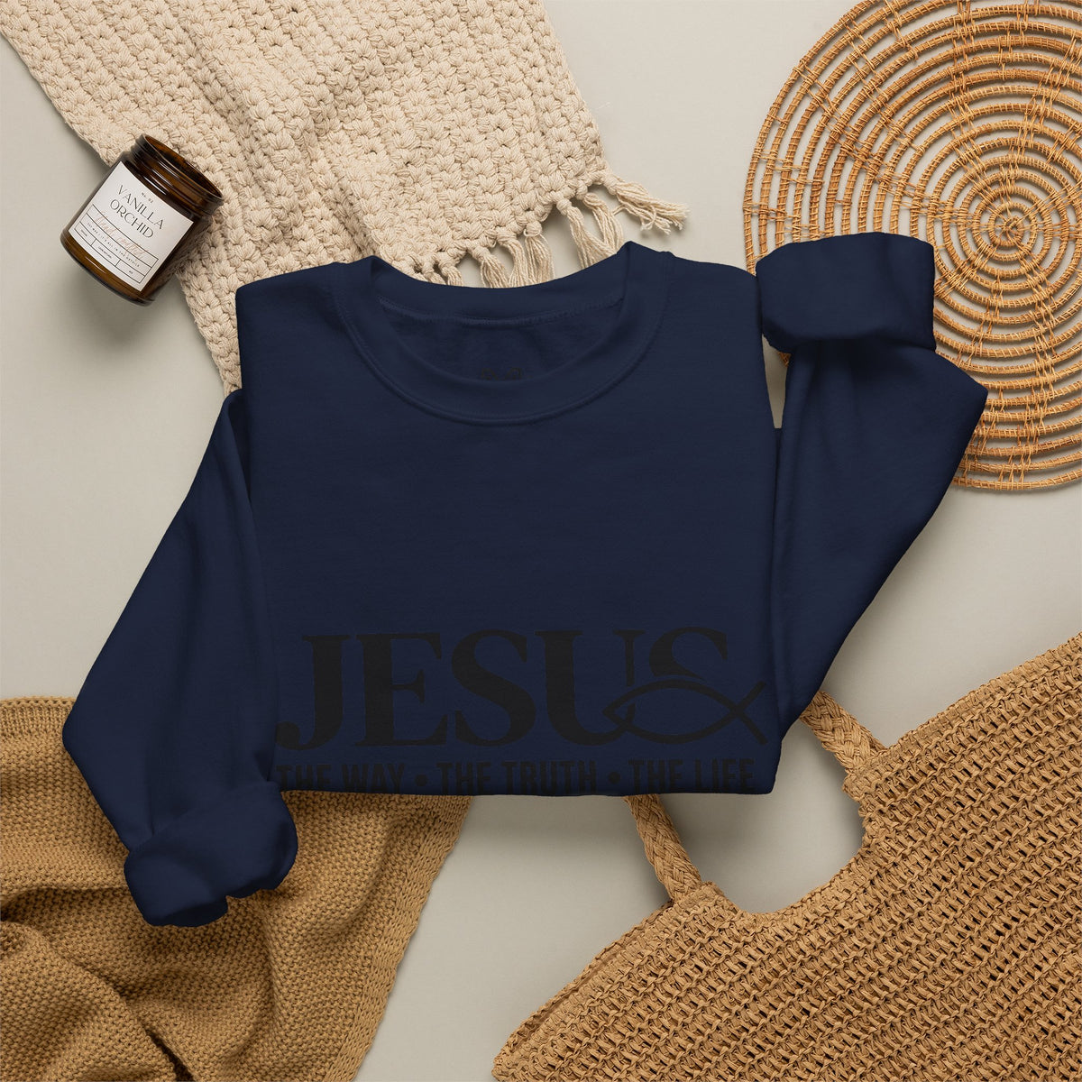 Jesus 'The Way • The Truth • The Life' Crewneck Sweatshirt