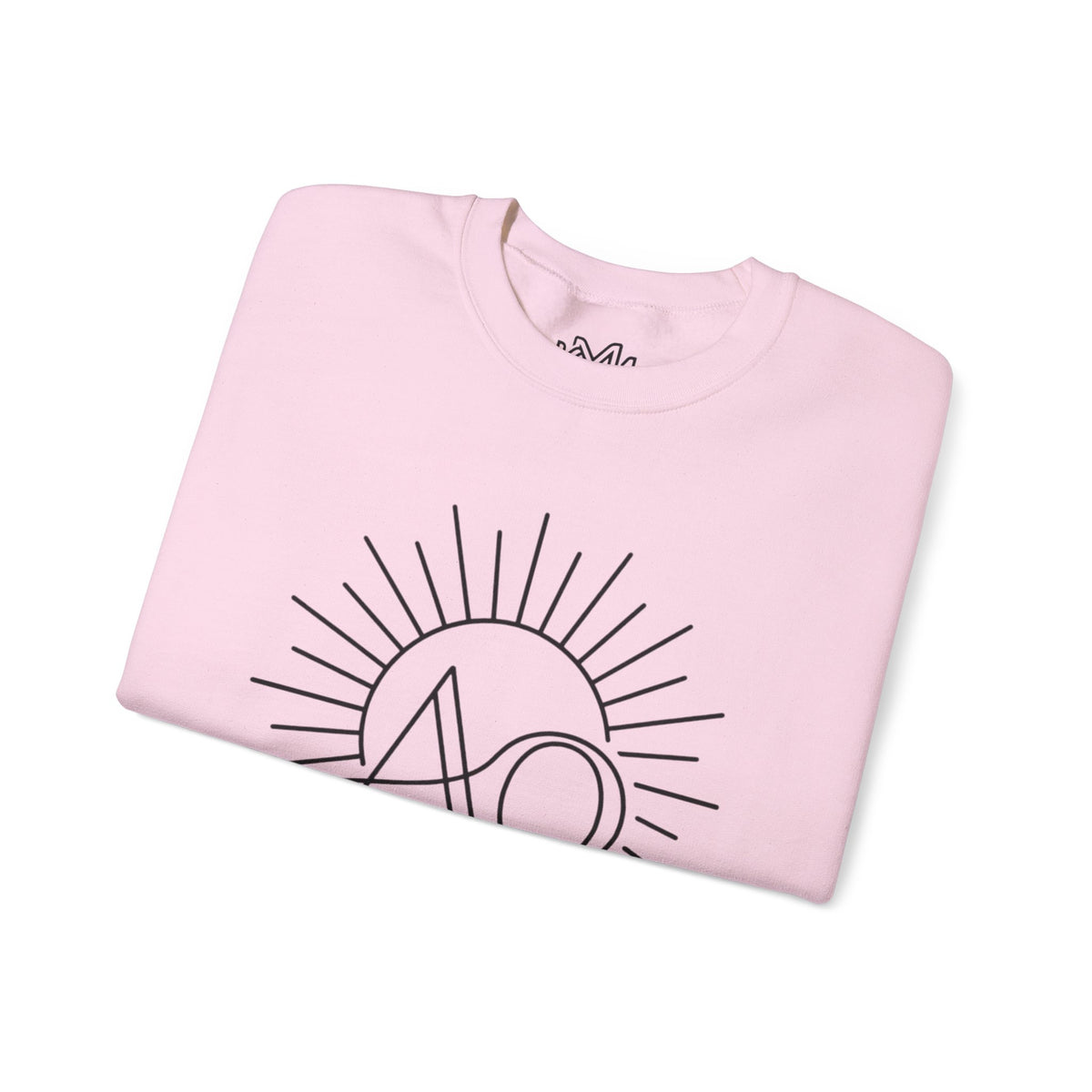 Alpha & Omega Crewneck Sweatshirt — Revelation 22:13 Christian Graphic Pullover