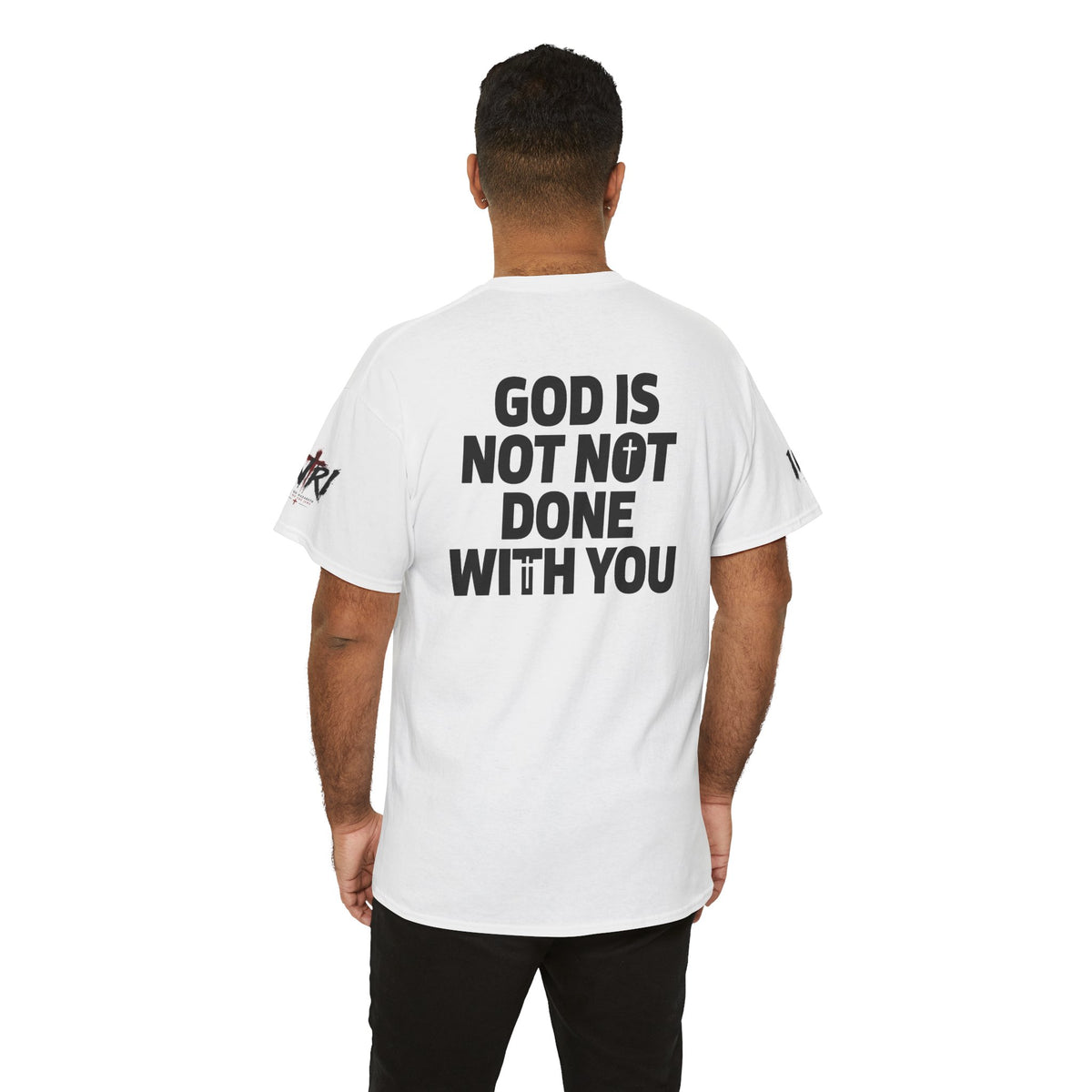 Armor of God T-Shirt — "God Is Not Done With You" Christian Faith Tee
