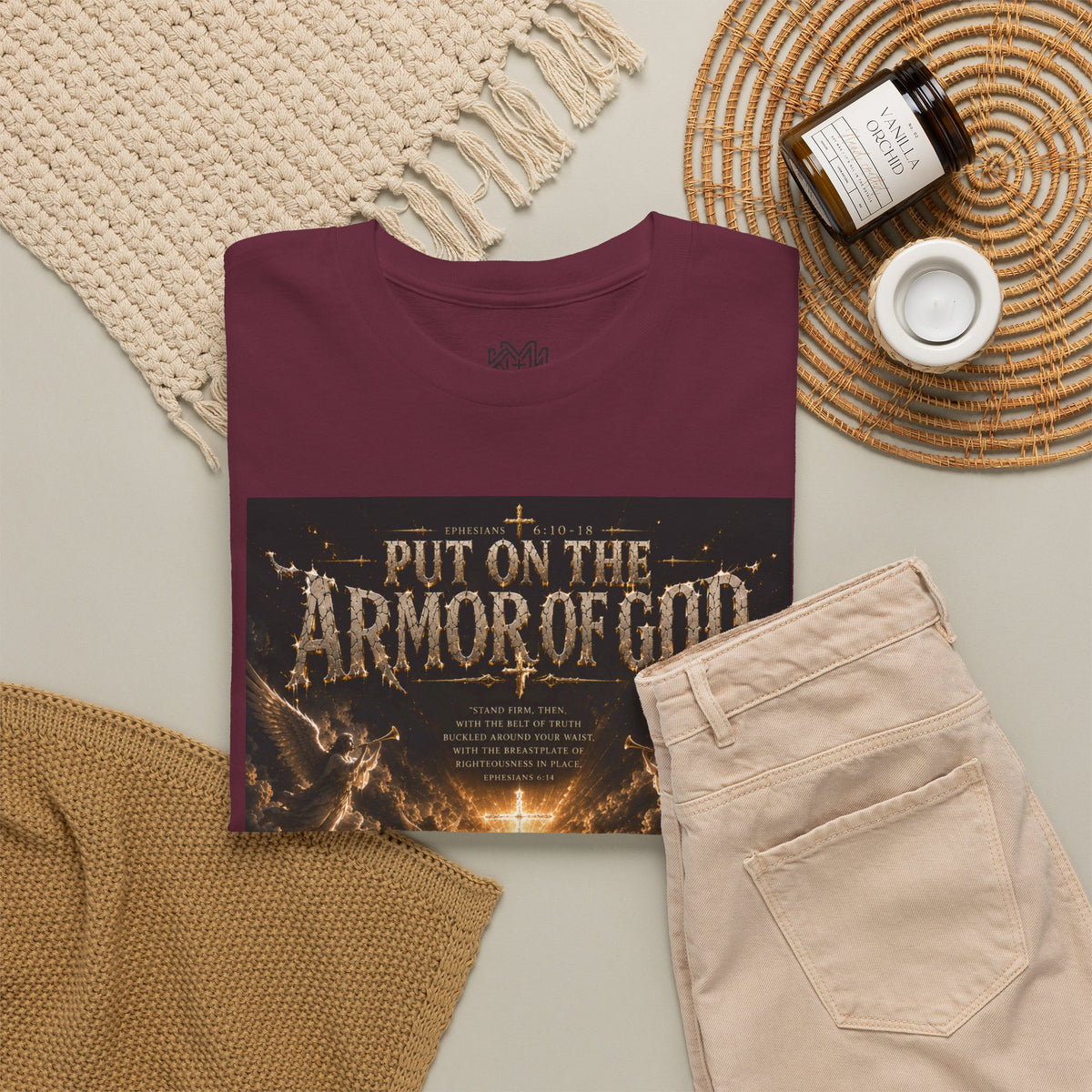 Armor of God T-Shirt — "God Is Not Done With You" Christian Faith Tee
