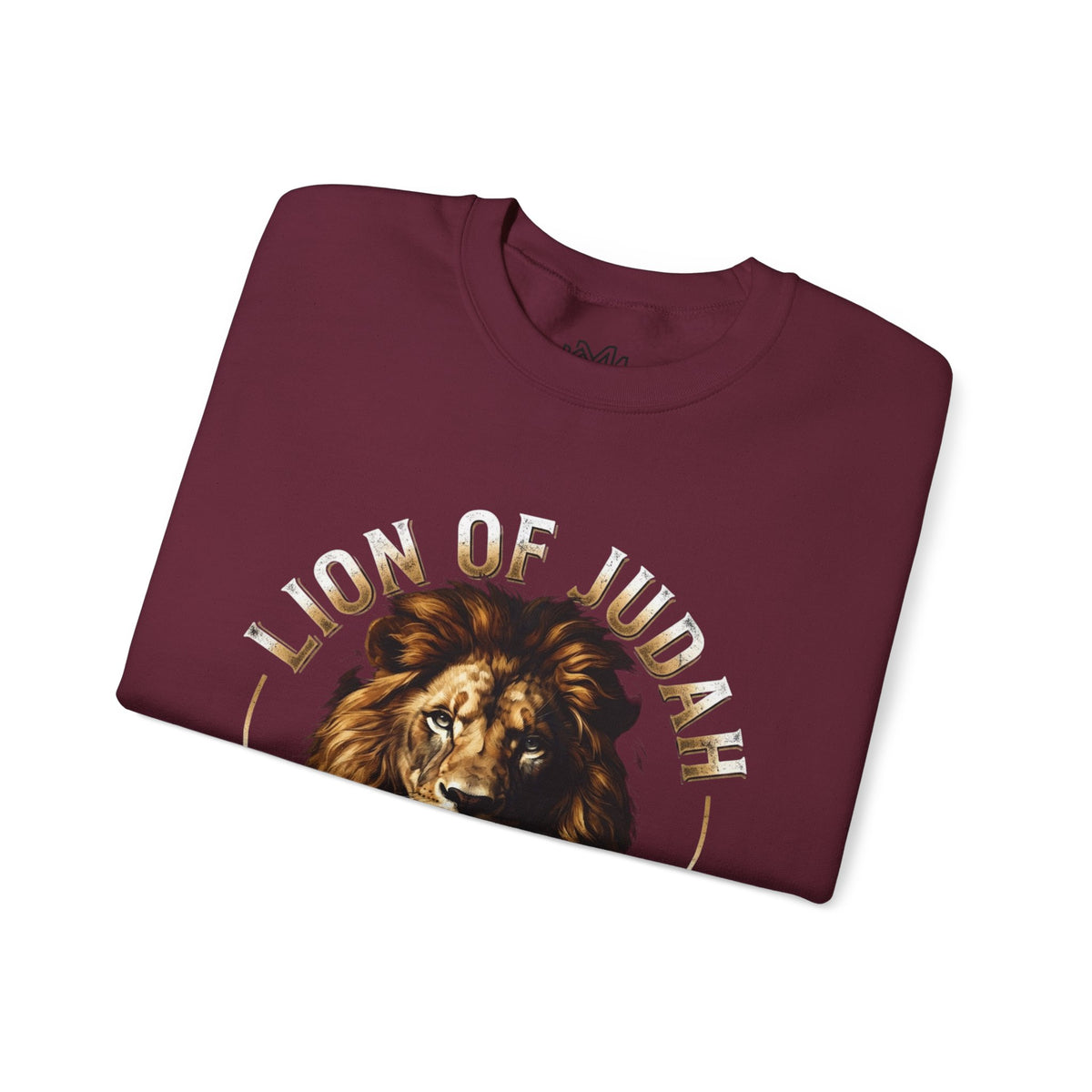 Lion of Judah Sweatshirt – "Revelation 5:5" Christian Crewneck