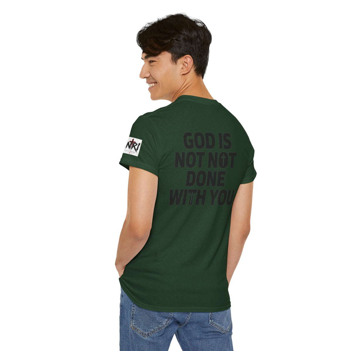 Armor of God T-Shirt — "God Is Not Done With You" Christian Faith Tee