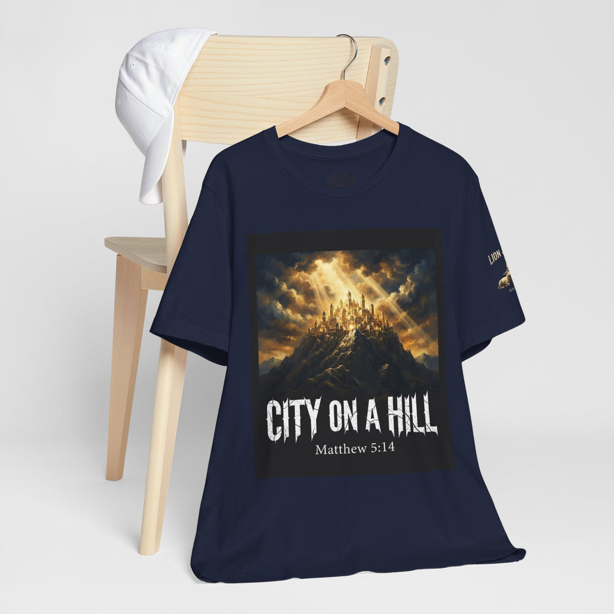 City on a Hill T-Shirt — Matthew 5:14 Christian Faith Tee
