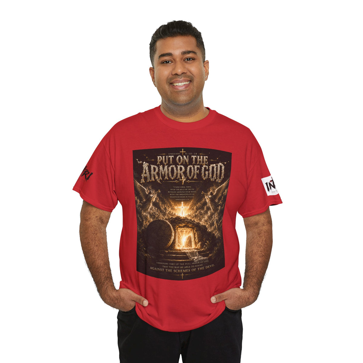 Armor of God T-Shirt — "God Is Not Done With You" Christian Faith Tee