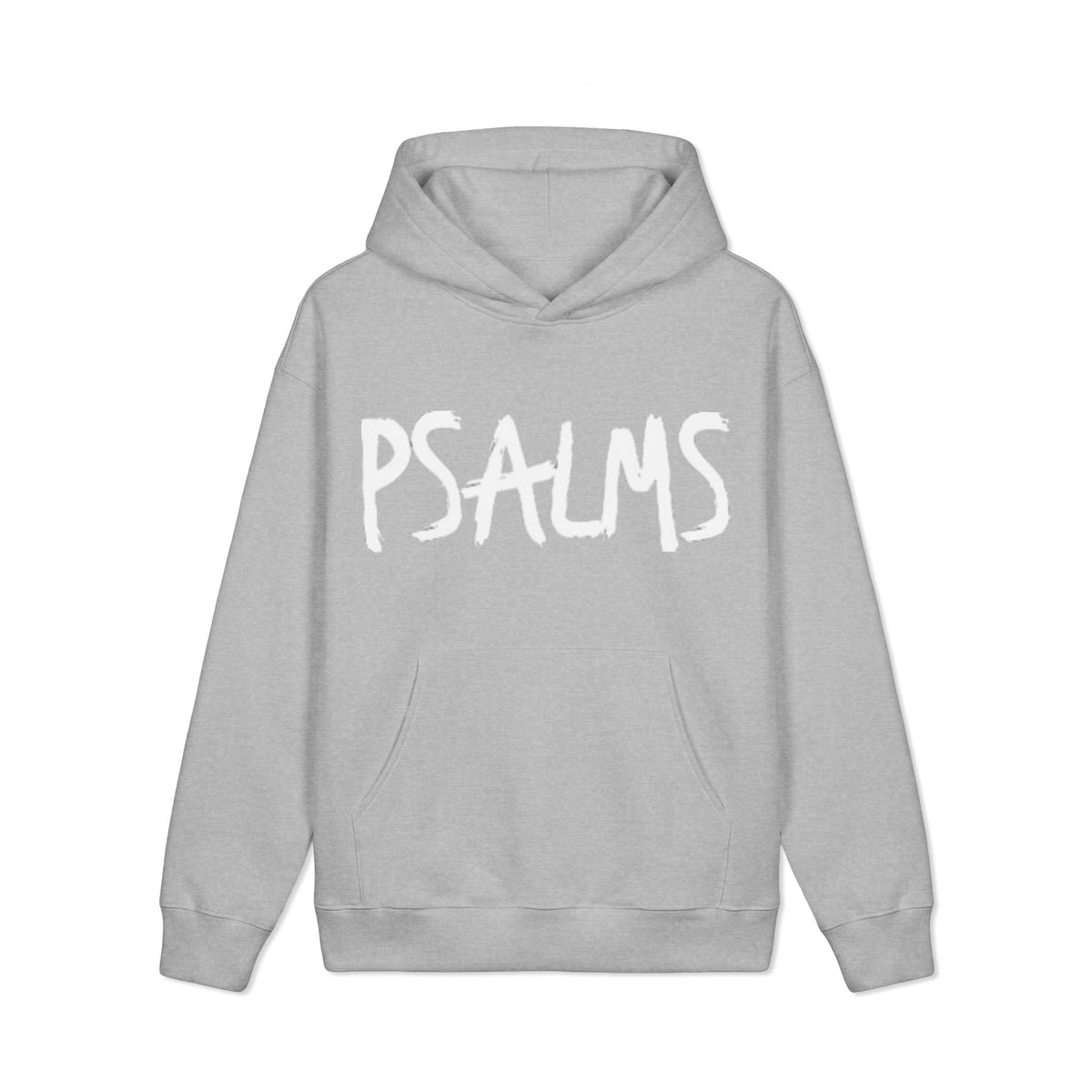 Psalms Hoodie — Scripture Cross Word Art Christian Pullover