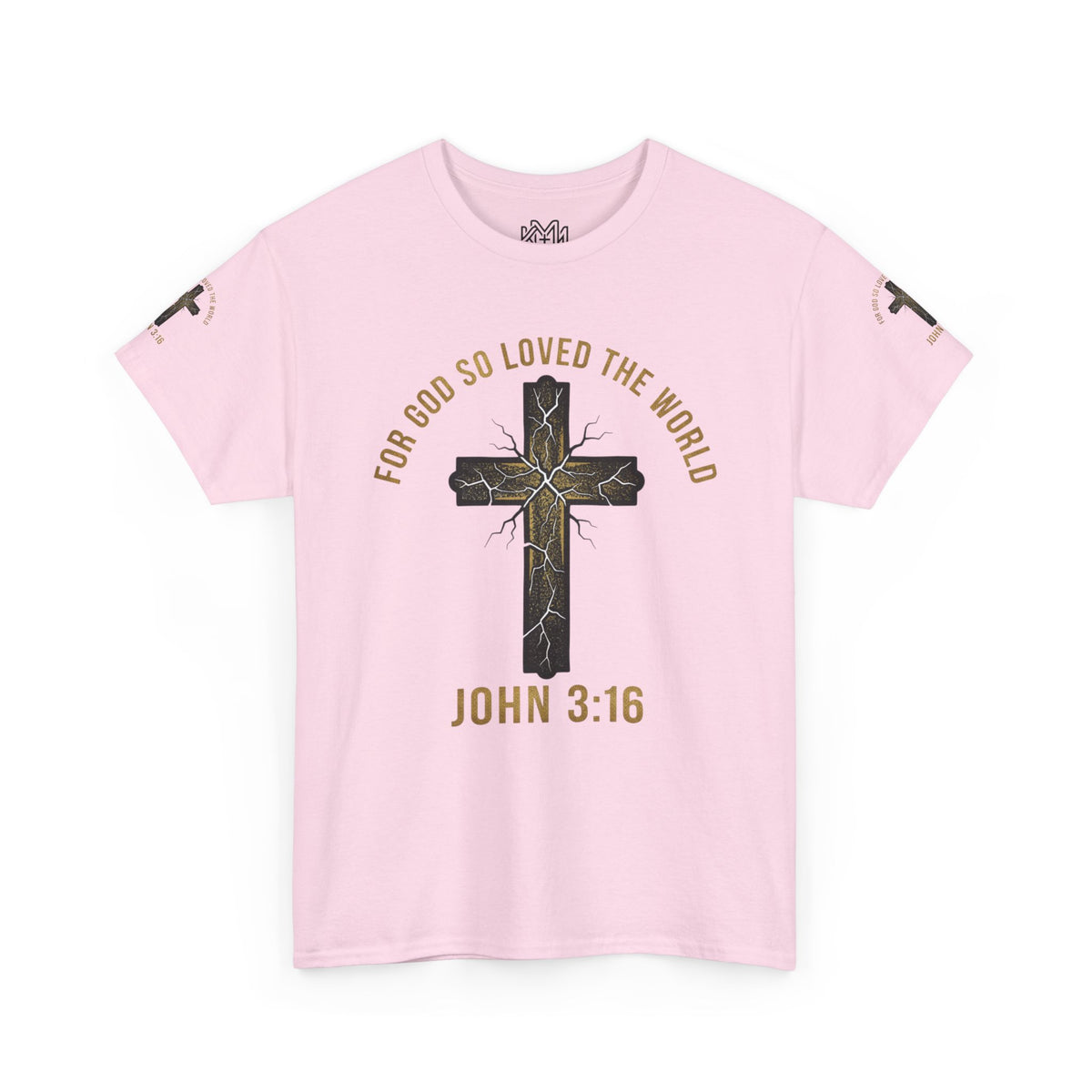 John 3:16 Cross T-Shirt — "For God So Loved the World" Christian Tee