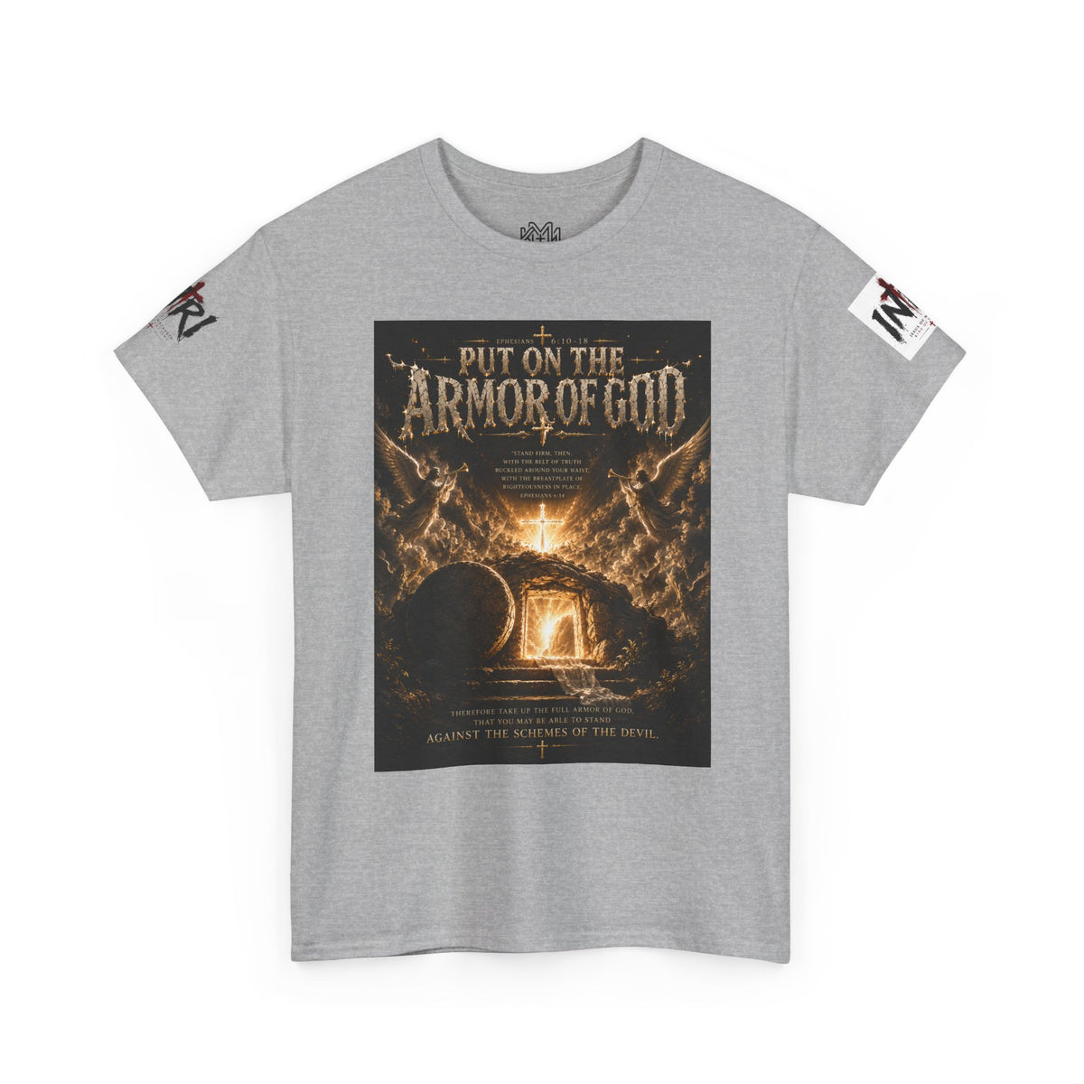 Armor of God T-Shirt — "God Is Not Done With You" Christian Faith Tee