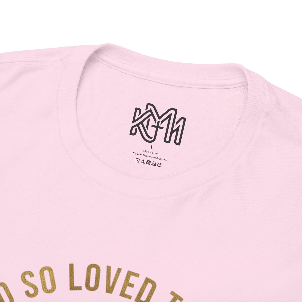 John 3:16 Cross T-Shirt — "For God So Loved the World" Christian Tee