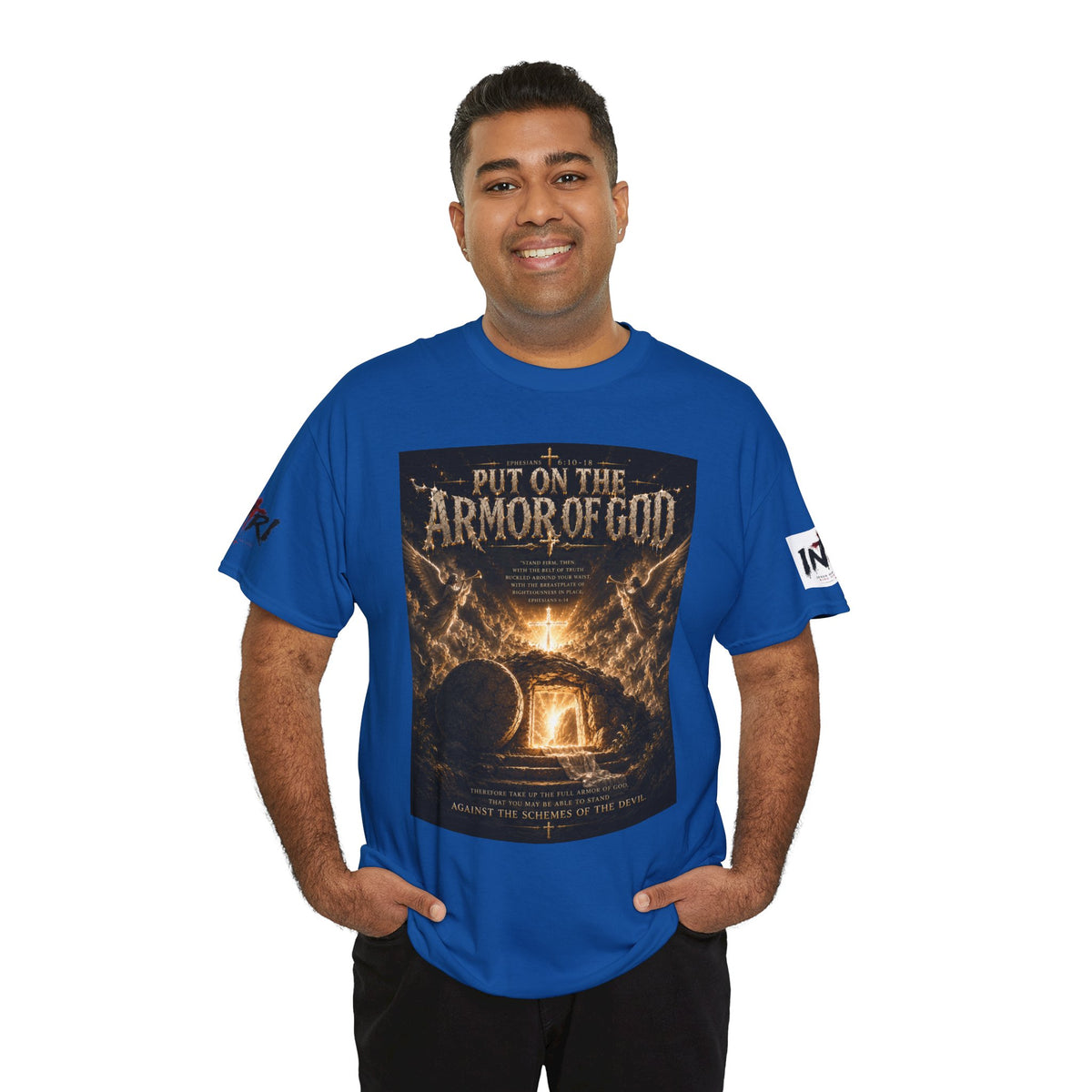 Armor of God T-Shirt — "God Is Not Done With You" Christian Faith Tee