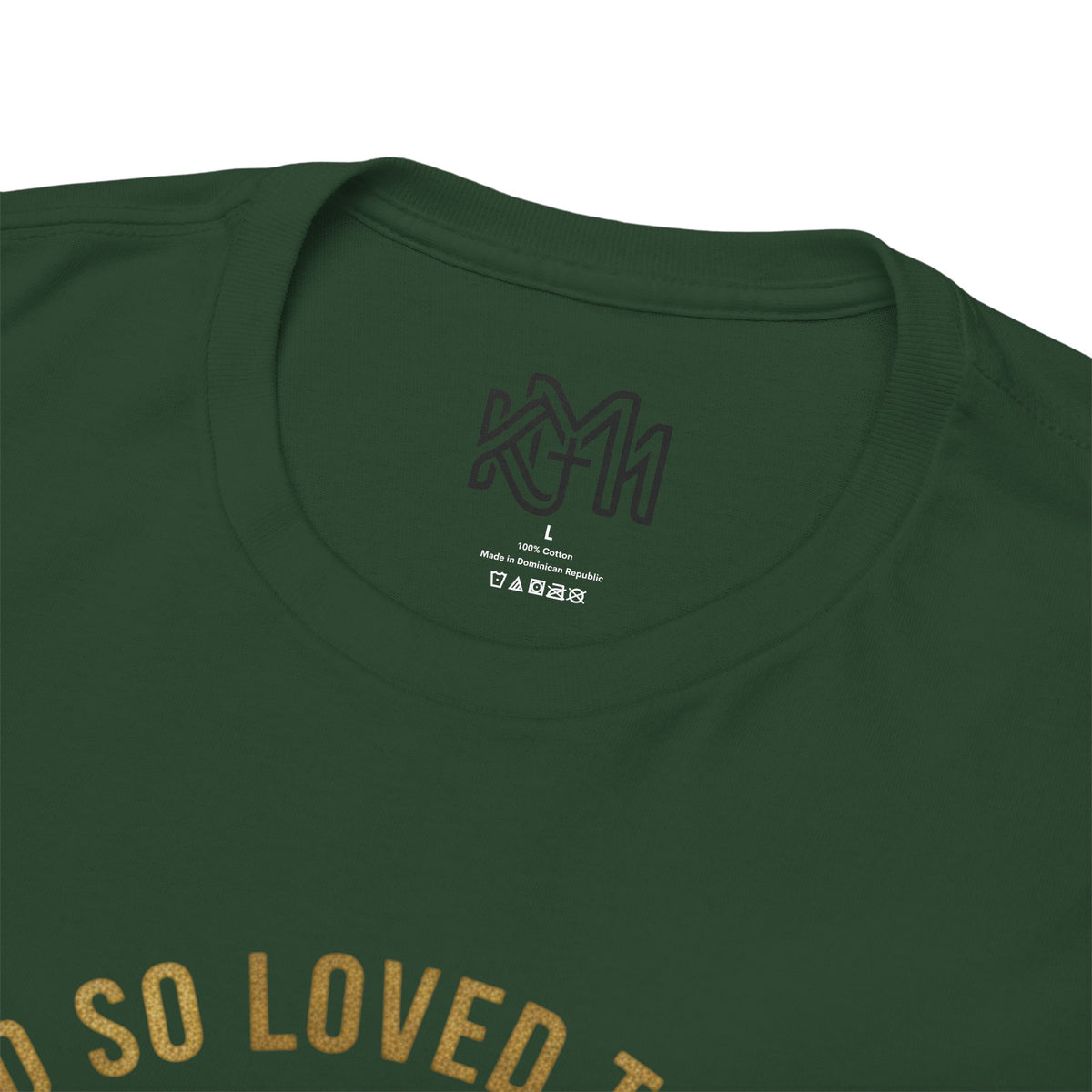 John 3:16 Cross T-Shirt — "For God So Loved the World" Christian Tee