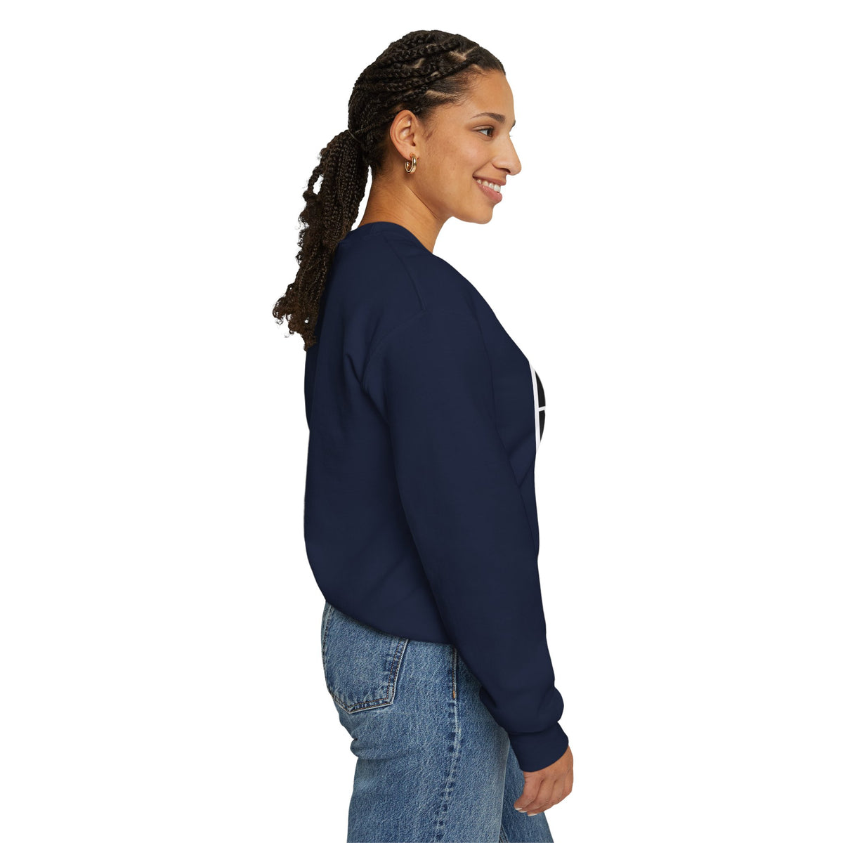 Lamb King Crewneck Sweatshirt — "The Lamb Is King" Christian Graphic Pullover