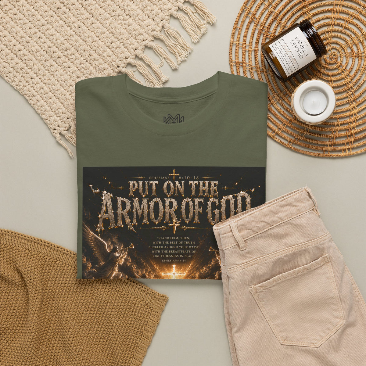 Armor of God T-Shirt — "God Is Not Done With You" Christian Faith Tee