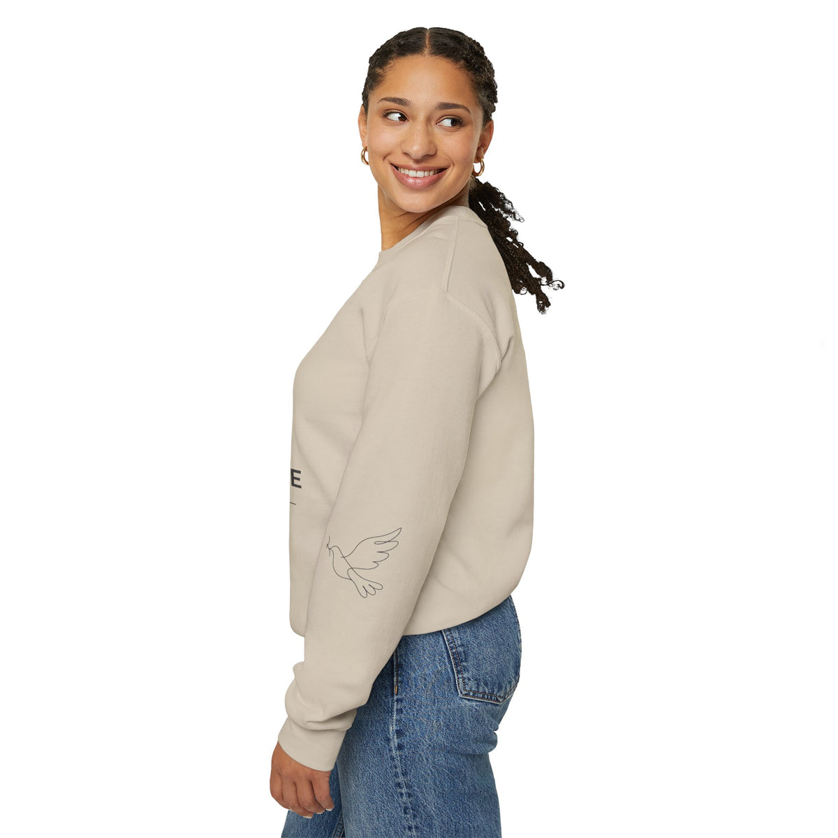 Peace I Leave Crewneck Sweatshirt — Dove & John 14:27 Inspirational Sweatshirt
