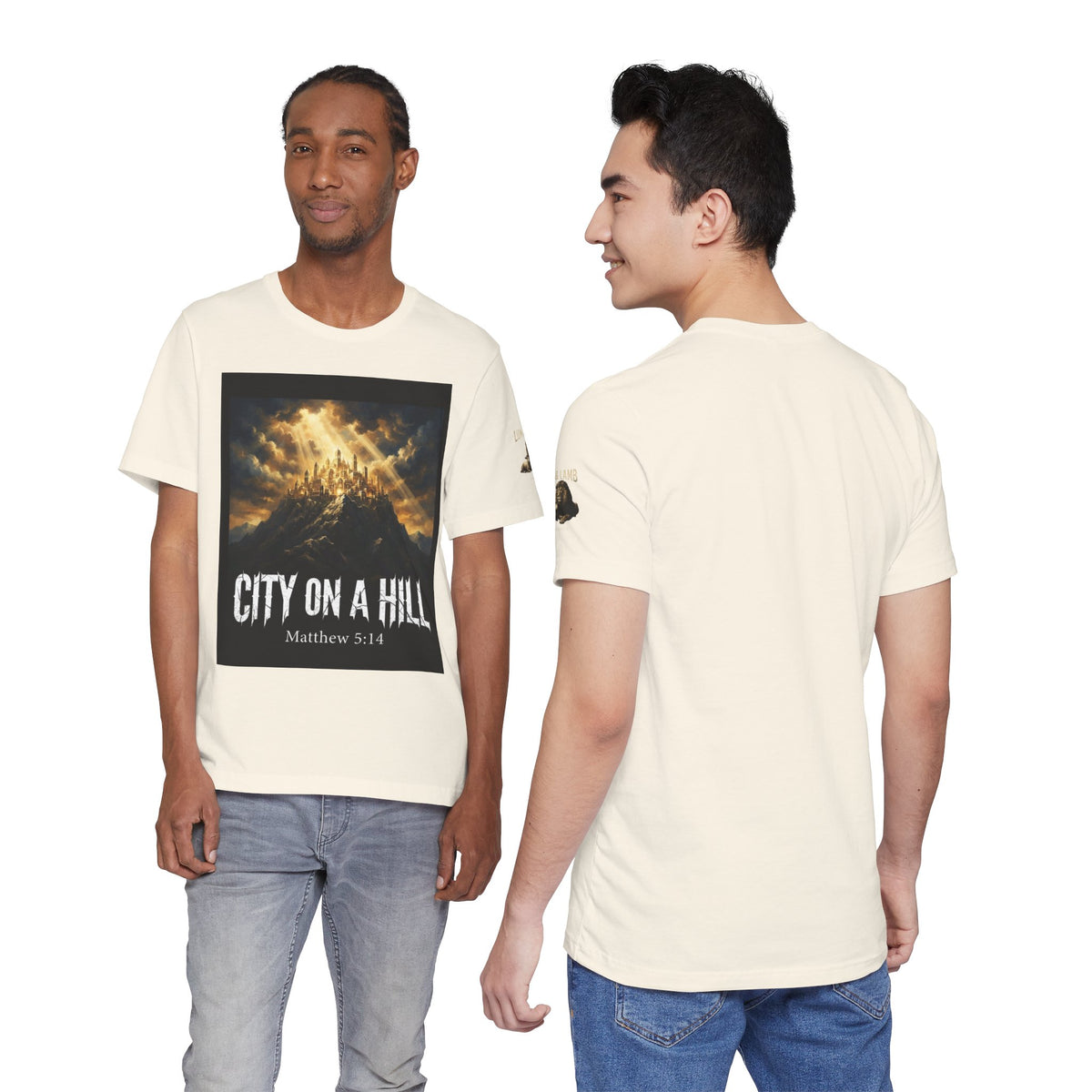 City on a Hill T-Shirt — Matthew 5:14 Christian Faith Tee