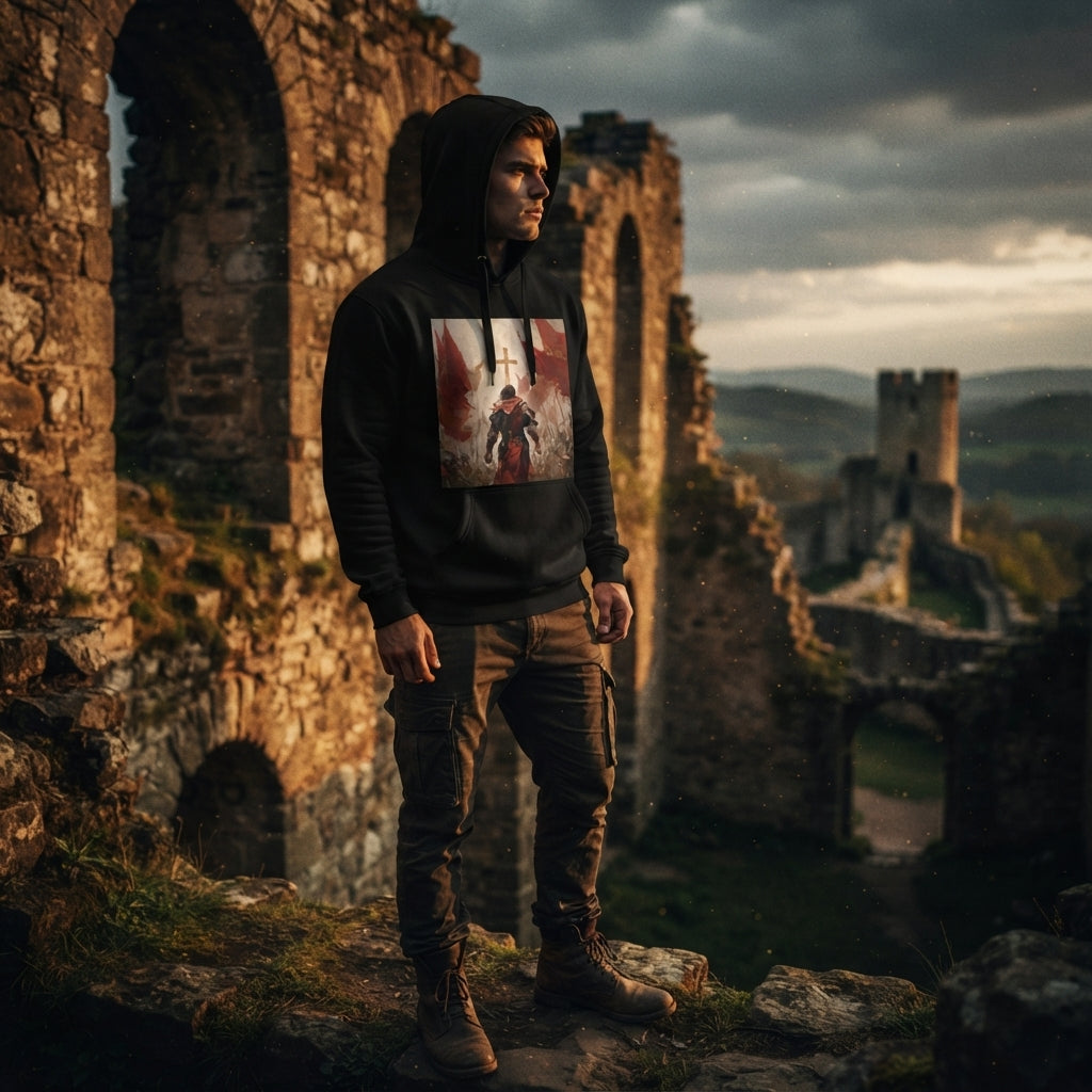 Warrior Cross Premium Hoodie